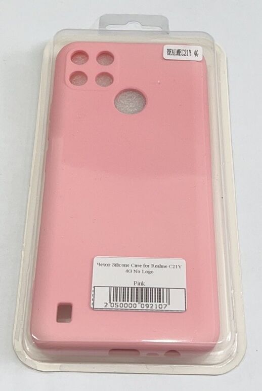 Чохол Silicone Case for Realme C21Y 4G No Logo Pink