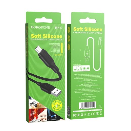 USB кабель BOROFONE BX42 charging data USB - MICRO