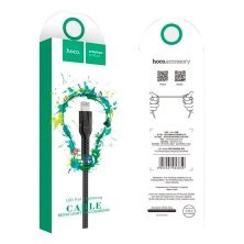 USB кабель HOCO U31 USB - Lightning 1м ЧОРНИЙ
