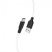 USB кабель HOCO X21 PLUS SILICONE USB - Type-C 2м БIЛИЙ