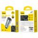 Автомобільний зарядний пристрій INKAX CA-04 3.1A, 2 USB, USB кабель TYPE-C