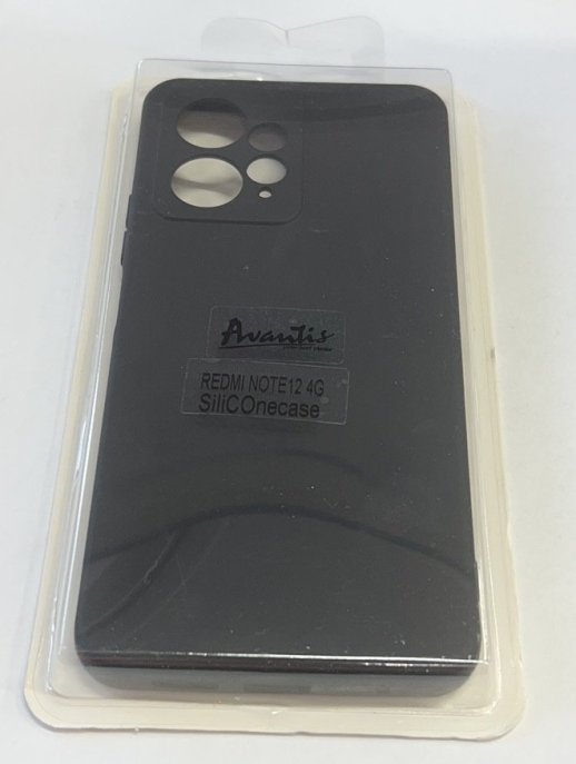 Avantis Full Silicone case Xiaomi Redmi Note 12 4G Чорний