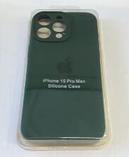 Чехол Silicone Case Copy Apple iPhone 15 Pro Max Square Green, 08