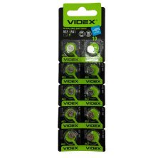 Батарейка LR41 лужна VIDEX AG3 1.5V 10 штук