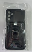 Armor Case With Curtain for Samsung A15 Dark Blue