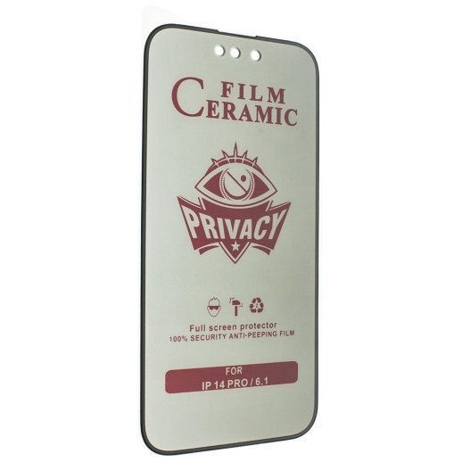 CERAMICS FILM PRIVACY APPLE iPhone 14 PRO | 15 | 16 ЧОРНИЙ