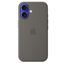 Silicone Case Original With MagSafe and Splash Apple iPhone 16 with button Cocoa