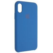Задня накладка Silicone Case APPLE IPHONE XS MAX, відкритий низ 40