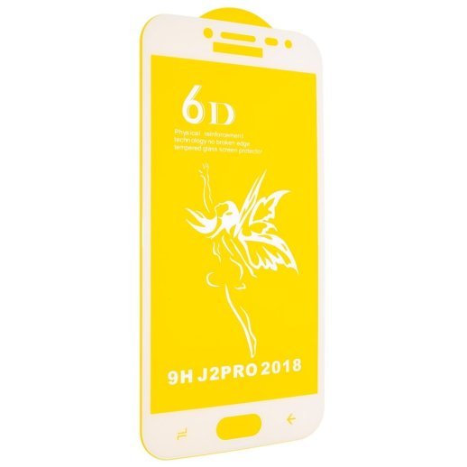 Захисне скло 6D PREMIUM SAMSUNG J250 Galaxy J2 2018 В УПАКОВЦІ