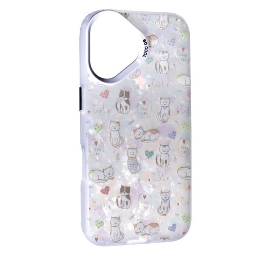 Накладка Soft Milky для Apple iPhone 16 Love cat