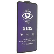 Захисне скло 11D BLUE LIGHT APPLE IPHONE XS MAX | 11 PRO MAX ЧОРНИЙ