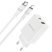 Мережевий зарядний пристрій BOROFONE BA56A Lavida dual port PD20W+QC3.0 + кабель TYPE-C - LIGHTNING