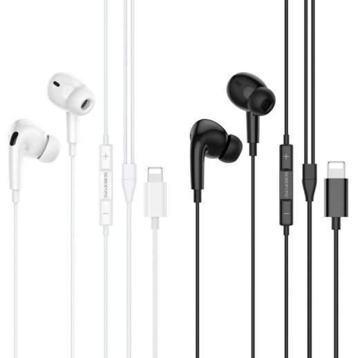 Дротові навушники BOROFONE BM85 PRO Lightning, чорний