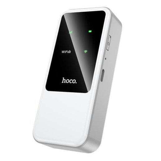 Мобільний портативний Wi-Fi роутер HOCO HI42 4G LTE 4000 мАг, білий