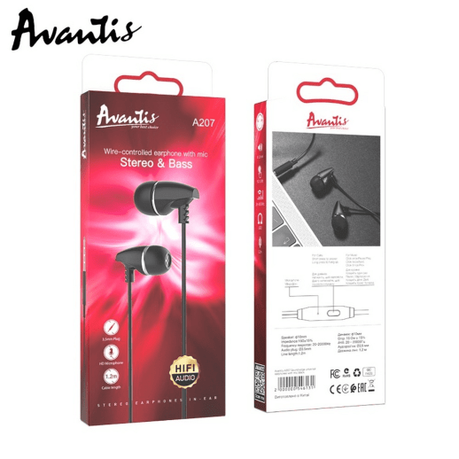 Навушники Avantis A207 Mic White