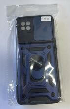 Armor Case With Curtain for Oppo A53 2020/A32 2020 Dark Blue