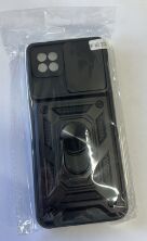 Armor Case With Curtain for Oppo A53 2020/A32 2020 Dark Blue