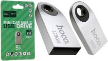 Флеш-память HOCO UD9 (USB2.0/8Gb) (стальной)