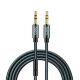 Кабель AUX HOCO UPA04 + Микрофон 3 pin (1М) (серый)