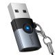 OTG-адаптер HOCO UA46B Type-C (папа) - USB 3.0 (мама), чорний