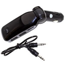 FM Модулятор M8 Bluetooth / гучномовець ЧОРНО-СИНІЙ