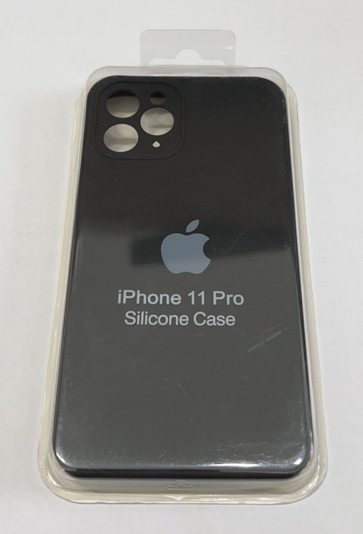 Чохол Silicone Case Copy Apple iPhone 11 Pro Square Black, 01