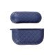 Чохол Шкіра Плетіння для AirPods Pro Blue