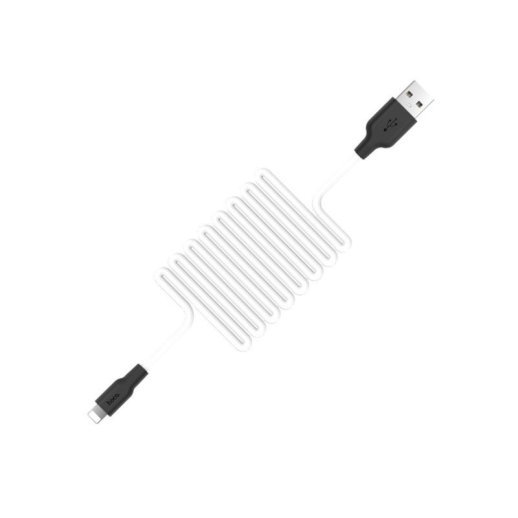 USB кабель HOCO X21 SILICONE USB - Lightning 1м БIЛИЙ