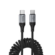 USB-C кабель HOCO X121 Nuevo charging data cable Type-C to Type-C 60W, чорний
