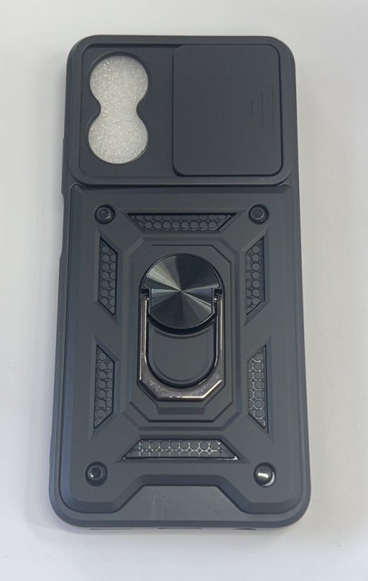 Armor Case With Curtain for Oppo A17 Dark Blue