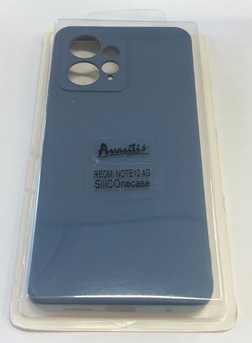 Avantis Full Silicone case Xiaomi Redmi Note 12 4G Dark blue