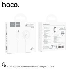 Бездротовий зарядний пристрій для годинника HOCO DC86 SAMSUNG GALAXY WATCH, білий