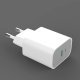 Зарядний пристрій WUW C131 type-c port + QC 3.0 port 18W