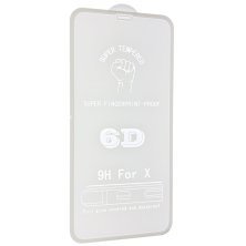 Захисне скло 6D ORIGINAL для APPLE IPHONE X | XS | 11 PRO БІЛИЙ