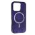 Накладка Puloka Snake with MagSafe для Apple iPhone 16 Pro Violet