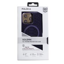 Накладка Puloka Snake with MagSafe для Apple iPhone 16 Pro Violet