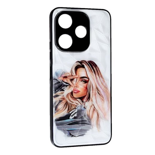 Накладка Prisma Ladies New для Xiaomi Redmi 13/Poco M6 Girl in a hoodie