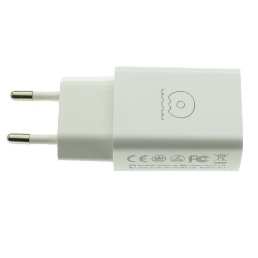 Мережевий зарядний пристрій WUW T28 2.1A + USB Lightning