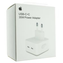 Мережевий зарядний пристрій 2 TYPE-C 35W MODEL A2347 MHJE3ZM/A PD 3800 mA original В УПАКОВЦІ