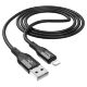 USB кабель HOCO X72 USB - Lightning 2.4A 1 метр, чорний