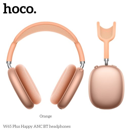 Бездротові повнорозмірні навушники HOCO W65 Plus, orange
