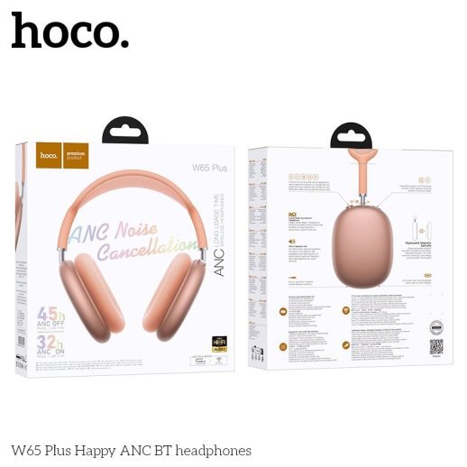 Бездротові повнорозмірні навушники HOCO W65 Plus, orange