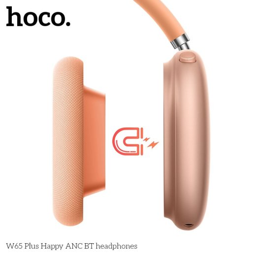 Бездротові повнорозмірні навушники HOCO W65 Plus, orange