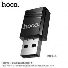 Wi-Fi адаптер HOCO HI38 USB 2.0, WiFi4, чорний