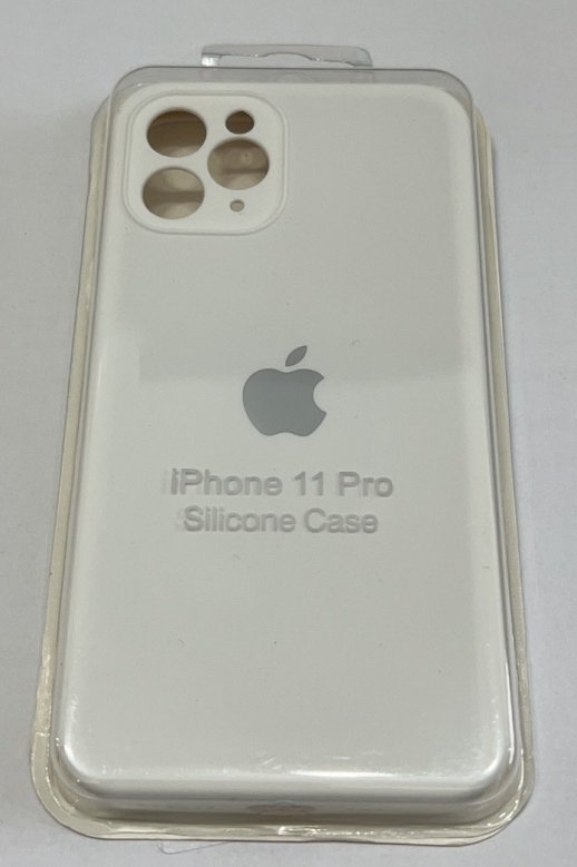 Чохол Silicone Case Copy Apple iPhone 11 Pro Square White, 02
