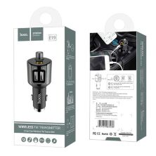 FM трансмітер HOCO E19 USB 2.4A + USB FLASH Bluetooth з гучним зв'язком