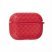 Чохол Шкіра Плетіння для AirPods Pro Red