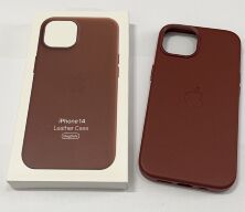 Чохол Leather Case Apple Iphone 14  MagSafe Clay