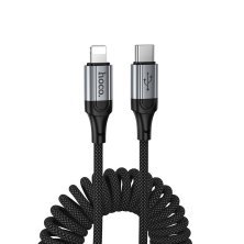 USB-C кабель HOCO X121 Nuevo PD27W Type-C - Lightning, чорний