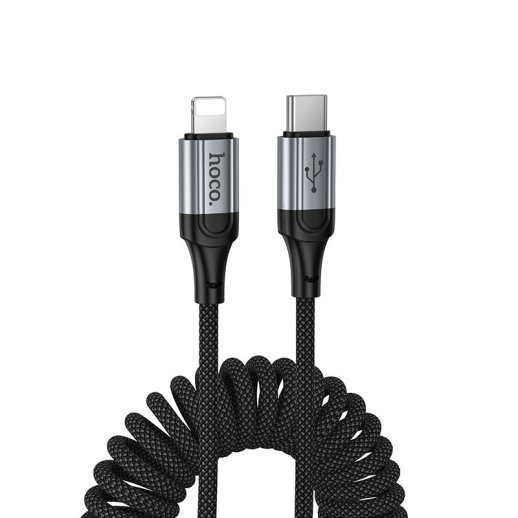 USB-C кабель HOCO X121 Nuevo PD27W Type-C - Lightning, чорний